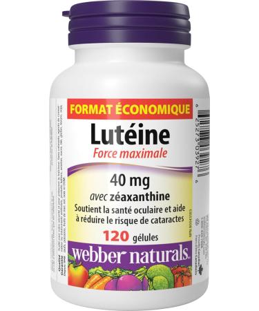 Webber Naturals Lutein 40 mg with Zeaxanthin Maximum Strength 120 Softgels & Coenzyme Q10 (CoQ10) 200mg High Potency Antioxidant Non-GMO Gluten Free SUPPLEMENT + SUPPLEMENT WN3264U - Buy Online on GoSupps.com