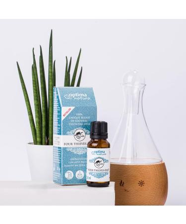 Four Thieves Oil - Natural Aromatherapy for Cold & Sore Throat | Optima Natura 20ml Essential Fragrance Oil - Buy Online on GoSupps.com