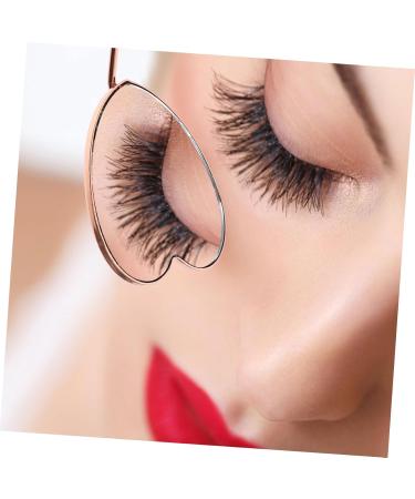 Ipetboom Eyelash Inspection Mirror Inspection Mirror for Lash Mirror Handheld Lash Mirror for Lash Tech Makeup Mirrors Lash Inspection Mirror Portable Stainless Steel Extend Heart-Shaped 18.7x5.6x0.8cm - Buy Online on GoSupps.com