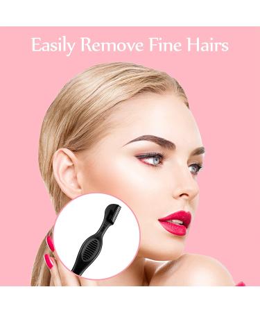 21-Piece Eyebrow Razors & Facial Trimmers Set for Women - Precision Makeup Tools (Black) - Buy Online on GoSupps.com