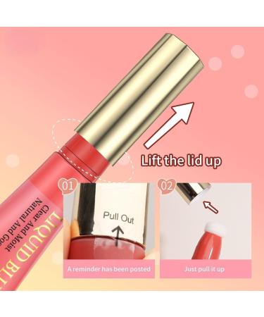 Lovelycat Pink Powder Powder Blusher Liquid Beauty Stick Shiny Velvet Texture Easy to Mix Soft Powder Powder Blusher Makeup Lasting Soft Natural Dew Durable (04# One Size) 04# 1 g (Pack of 1) - Buy Online on GoSupps.com