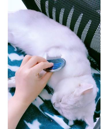 JZK 2x Metal Flea & Lice Combs for Dogs & Cats - Effective Grooming Tool to Remove Dandruff & Flea Stains - International Shipping Available - Buy Online on GoSupps.com