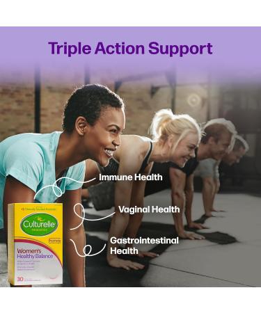 Culturelle Probiotics Women s Healthy Balance 30 Capsules 5 Clinically Proven Probiotic Strains to Support Digestive Immune & Vaginal Health* Women's Healthy Balance - 30 Count - Buy Online on GoSupps.com