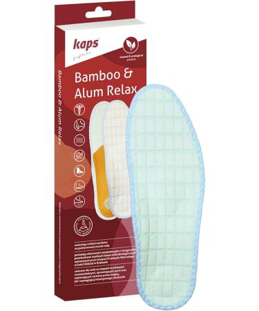 Orthotic Insoles for Flat Feet - Kaps Bamboo & Charcoal for Men & Women | Odour Control | Size 9 US Women / 7 US Men | International Shipping Available - Buy Online on GoSupps.com