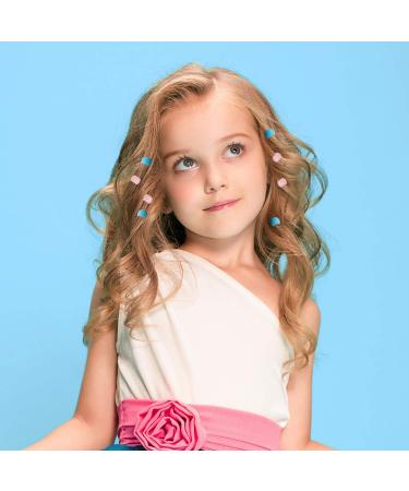 120 Mini Colorful Pearl Hair Clips - Rainbow Hairpins for Kids & Women | Durable Plastic Clamps - Buy Online on GoSupps.com