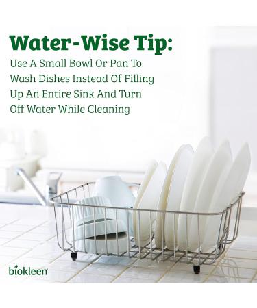 Biokleen Dish Liquid Soap 50 oz - Eco-Friendly Lemon Thyme Plant-Based Hand Moisturizing No Artificial Fragrance or Preservatives - International Shipping Available - Buy Online on GoSupps.com