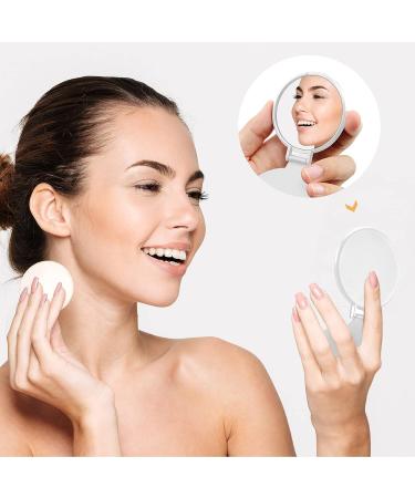 Yalikop Round Mirror Compact - Portable Mini Folding Makeup Mirror for Women Girls - Travel Daily Use - White (36 Pieces) - Buy Online on GoSupps.com
