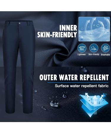 Buy Aoli Ray Men's Waterproof Golf Pants - Slim Fit Stretch Trousers in Navy | Perfect for International Shipping - Buy Online on GoSupps.com