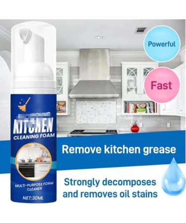 Japanese Multi-Purpose Cleaner Spray Kitchen Foam Cleaner Kitchen Foam Cleaner Degreaser Cleaning Spray Kitchen Degreaser Foam Cleaner Spray Powerful Stain Grease (4Pcs) - Buy Online on GoSupps.com