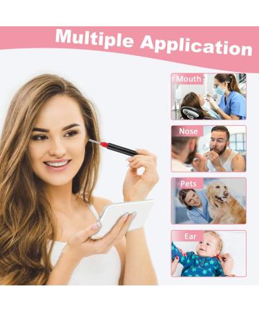 Wireless Otoscope with Camera for Ear Wax Removal - 1080P WiFi Ear Cleaner for iOS Android - Visual Ear Endoscope for Adults, Kids & Pets - Pink - Buy Online on GoSupps.com
