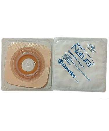 ConvaTec 125273 SUR-FIT Natura Two-Piece Stomahesive Skin Barrier with Tape Collar Pre-Cut Flexible Tan 1-3/4" Flange 1-1/4" Stoma Opening Pack of 10