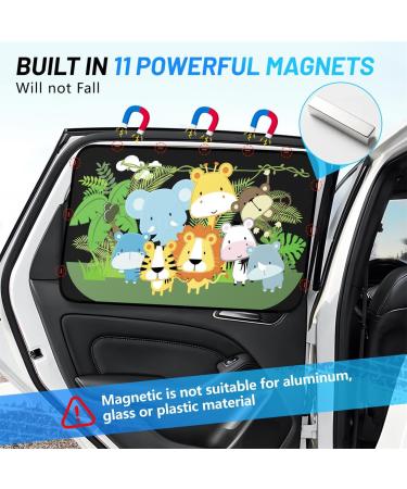 Izoel Magnetic Sun Protection Curtain for Car - UV & Heat Reflective Privacy Guardian for Babies & Children - Universal Fit for Cars SUVs & Trucks - Buy Online on GoSupps.com