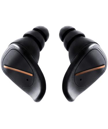 EAROS ONE High Fidelity Acoustic Filters - 17 dB Hearing Protection for Concerts  Musicians  Motorcycles  Noise Reduction  Productivity  Reusable Alternative to Ear Plugs  Made in The USA Black