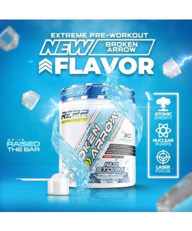 REPP Sports Broken Arrow Extreme Pre-Workout - Hail Storm Flavor | Intense Energy & Endurance Support - Buy Online on GoSupps.com