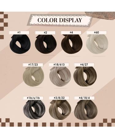 Nano Ring Real Hair Extensions - Remy Black 55cm 50g - Premium Quality Nano Ring Hair Extensions #1 - Buy Online on GoSupps.com