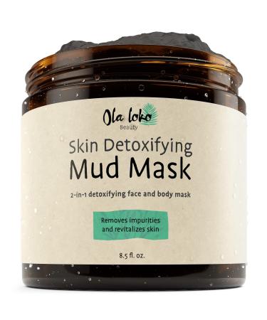 Ola Loko            * Mud Mask  Clay Mask for Face and Skin  Detox Mask Skin Care  Exfoliating Face Mask  Deeply Cleans And Purify Pores For Clear And Glowing Skin  8.5 Fl Oz