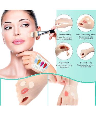 Garneck Palettes de Maquillage Adh sives Transparentes 6 Cm 100 Pi ces Film Pu tanche Auto-adh sif pour M langer Fond de Teint Liquide Correcteur et Autres Cosm tiques Usage - Buy Online on GoSupps.com