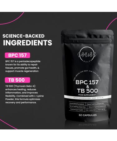 Samual's BPC 157 and TB 500 Capsules 1000mcg of peptides 60 Capsule - Buy Online on GoSupps.com