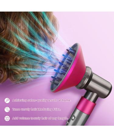 Dyson Airwrap Adaptor & Diffuser | Hair Dryer Attachment for Women | Bright Grey & Rose | Gifts for Girls - Buy Online on GoSupps.com