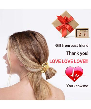 Khaki Hair Ties Accessories | Cute Bracelet Hair Bands with Metal Jewelry | Elastic Ponytail Holders for Women and Girls | Trendy Gift Idea - Buy Online on GoSupps.com