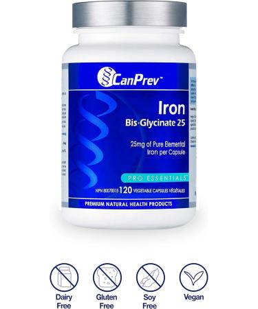 CanPrev Iron Bis-Glycinate 25 | 120 VegCaps - Buy Online on GoSupps.com