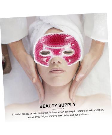 of 5 PVC Shading Cooling Eye Cover Cold Eye Masks Valid Pearl Masks Beauty Cooling Eye Masks Reusable Eye Pads Grain Care - Buy Online on GoSupps.com