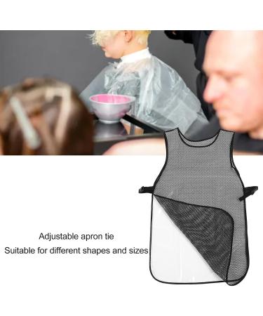 Sonew Waterproof Hairstylist Apron Lightweight Breathable Net Adjustable Barber Apron with Large Pocket for Salon Home - Buy Online on GoSupps.com