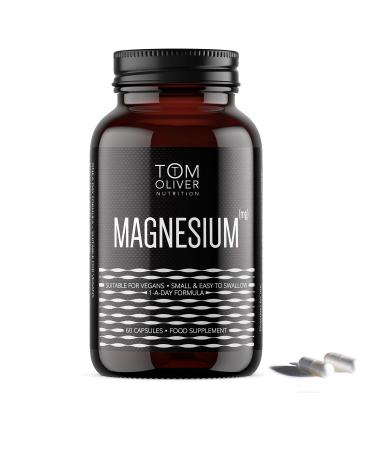 Tom Oliver Nutrition - Magnesium Taurate - 600mg per Capsule (60 Capsules) 1 a Day Formula (1)