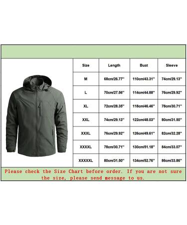GXLONG Men's Lightweight Waterproof Rain Jacket with Detachable Hood - XX-Large, Black - Buy Online on GoSupps.com