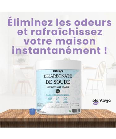 Plantawa Baking soda cleaning 1 kg | Baking soda for household cleaning. Multi-purpose: stain remover whitening - Buy Online on GoSupps.com