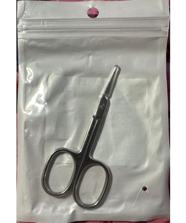 Sandalfon Scissors Extra Sharp Curved Nails Stainless Steel Cuticle Scissors Beauty Scissors for Eyebrows Nails Facial Hair Mustache Nose Hair - Buy Online on GoSupps.com