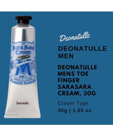 Mens Toe Finger Sarasara Cream 30g Unscented Body Deodorant - Buy Online on GoSupps.com