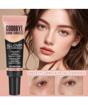 Under Eye Concealer Full Coverage Concealer 12g Lightweight Color Corrector Eye Eye Concealer Natural Long Lasting Liquid Foundation Color Correction Makeup for Long Lasting Wear 20 Light Nude B - Buy Online on GoSupps.com