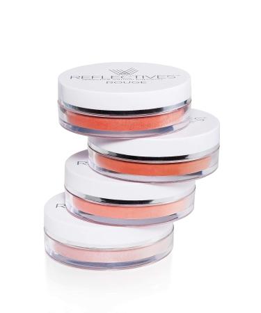 Reflective Mineral Rouge Powder - Warm Terracotta Set | 4 Vibrant Accent Colors for Flawless Beauty - Buy Online on GoSupps.com