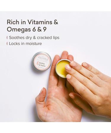 Buy The Jojoba Company Lip Balm - Soothes & Moisturises Dry Lips Enriched with Australian Jojoba & Coconut Oil | 10G - Buy Online on GoSupps.com