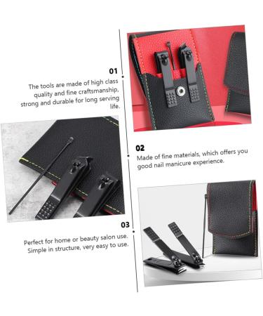 MAGICLULU 4 Sets Nail Set Nail Trimming Clippers Nail Kit Cleaning Kit Cuticle Nipper Cuticle Nail Trimming Tool Nail Care Nail Ear Nail File Travel Stainless Steel - Buy Online on GoSupps.com