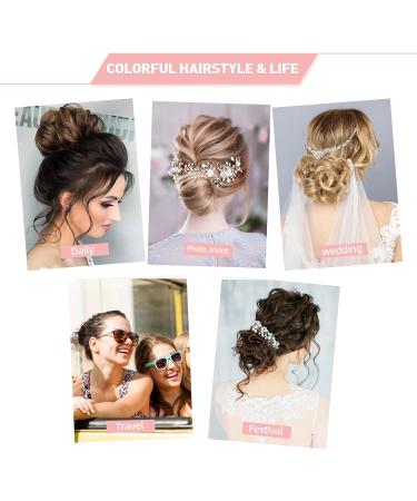 Vlasy Messy Bun Hair Piece - Curly Wavy Scrunchies Extension Chignon - Synthetic Updo for Girls (6# 60g) - Buy Online on GoSupps.com
