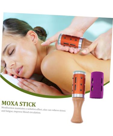 Ultechnovo Moxibusitition Wrist Reliever - Moxa Stick Holder & Chinese Style Face Massage Tool - 15x4.5cm Multiple Colors Available - Buy Online on GoSupps.com