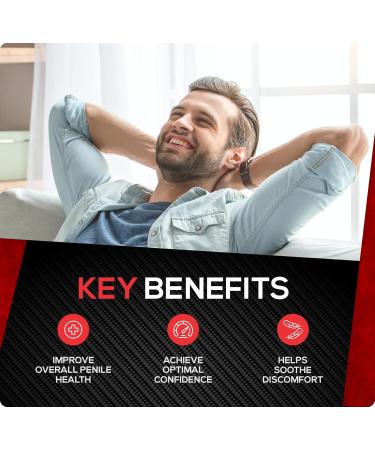 Penile Health Cream for Increased Sensitivity | Moisturizer for Men - Anti-Chafing Redness & Irritation Relief - 4 Oz - Buy Online on GoSupps.com