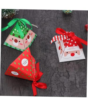Healeved 30pcs Box Christmas Christmas Cookie Bags Christmas Boxes Candy Box Chocolate South Korea Size 1 Red - Buy Online on GoSupps.com