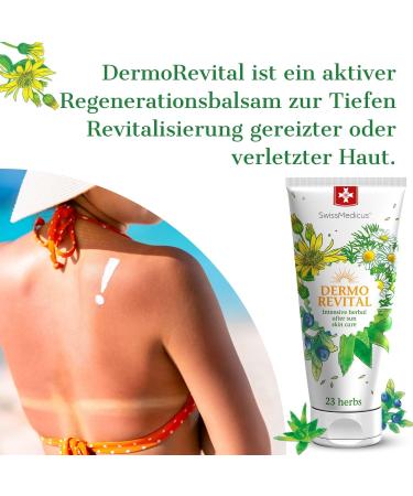 Swissmedicus DermoRevital Herbal Balm - 200ml for Skin Regeneration & Sun Damage Relief with Beta-Glucan - International Shipping - Buy Online on GoSupps.com