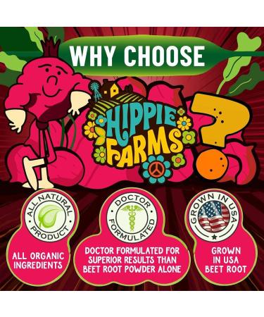 USA Grown Beet Root Powder - Nitric Oxide Production and Blood Pressure Support - Happy Heart Blend with Grape Seed Extract & Ginseng - Buy Online on GoSupps.com