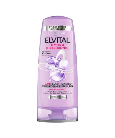 L'Or al Paris Elvital Moisturizing Rinse for shiny hair conditioner with hyaluron for a moisture boost Hydra Hyaluronic 300 ml - Buy Online on GoSupps.com