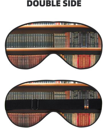 Library Bookshelf Soft Sleep Eye Mask Female Breathable Eye Patch Perfect for Travel and Relaxation - Buy Online on GoSupps.com