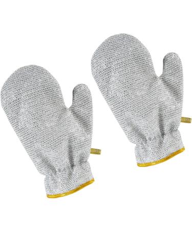 2pc Convenient Double Sided Silver Wire Dishwashing Gloves Heat And Cold Resistant Wire Dishwashing Waterproof - Buy Online on GoSupps.com