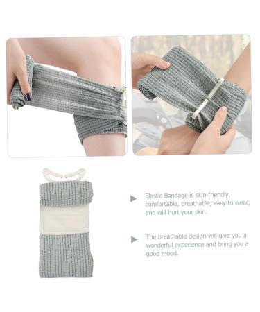 FRCOLOR Portable Knee Wrap - Cotton Athletic Tape for Legs & Foot | 120x15cm Grey - Perfect for Wounds & Sports - Buy Online on GoSupps.com