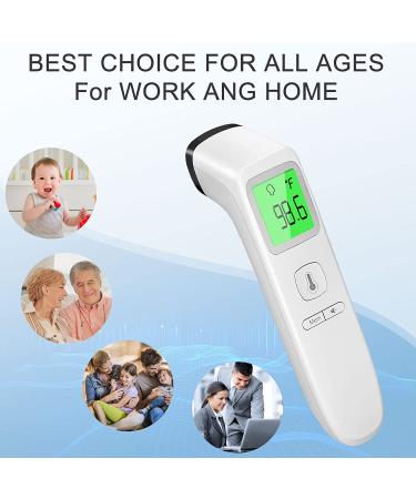 Non-Contact Forehead Thermometer - Fast & Accurate Infrared Baby & Adult Thermometer with Fever Alarm | Digital Memory Function - Buy Online on GoSupps.com