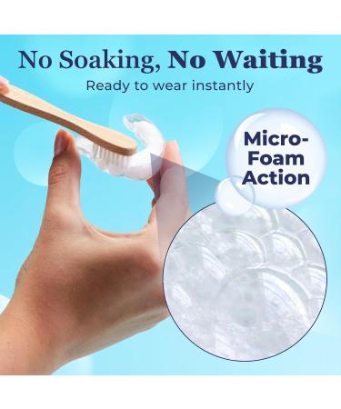 Smiileum Aligner Cleaner Foam - Aligner and Retainer Cleaner Foam for Invisalign Night Guards and Dentures Helps Remove Stains & Build-Up Keeps Appliances Clear Fresh Mint Flavor Travel-Friendly - Buy Online on GoSupps.com