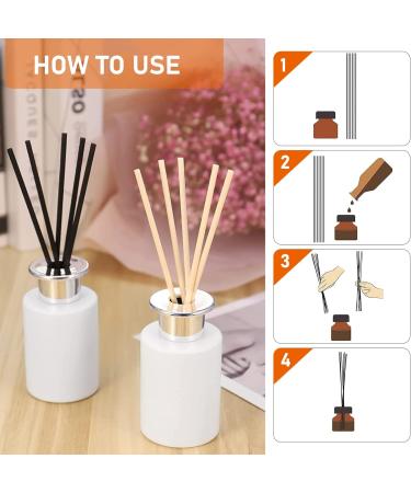 MITENING 150 PCs Natural Rattan Reeds - Aroma Diffuser Sticks for Home & Office | Eco-Friendly Fragrance Replacement (24cm x 3mm) - Buy Online on GoSupps.com