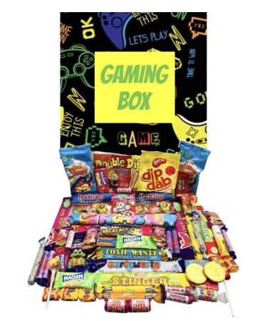 Gaming Box Pick n Mix The Ultimate Retro Sweet Selection 70s 80s Box Sweet Hamper Present Gift Birthday